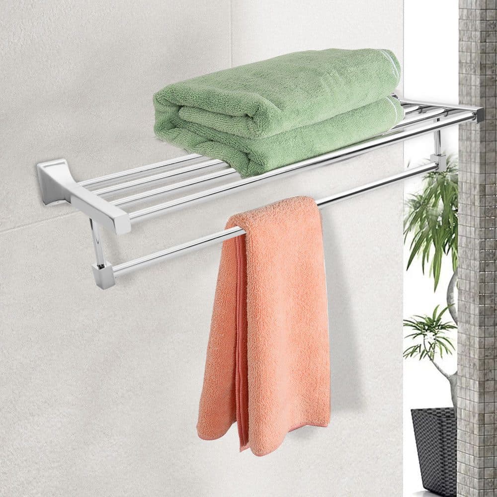 Winner stainless steel towel rack with folded towels
